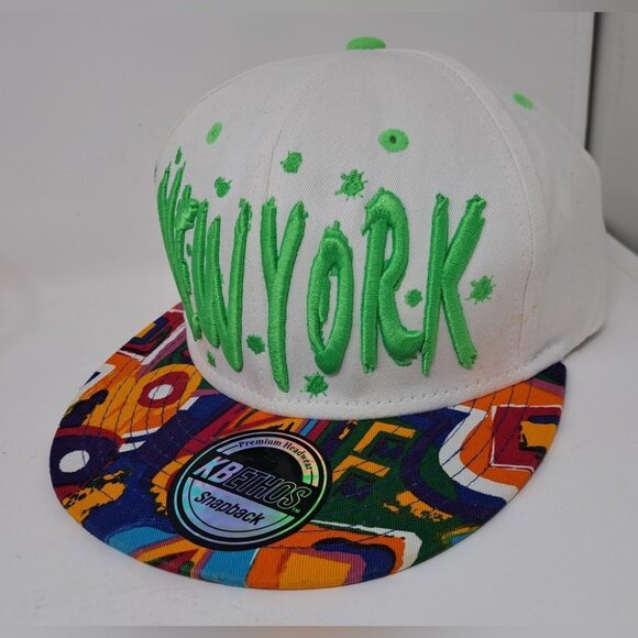 KBethos New York Spellout Hat Baseball Cap Snapback OS - Picture 2 of 8